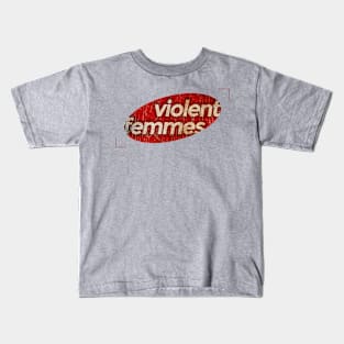 Violent Femmes - simple red elips vintage Kids T-Shirt